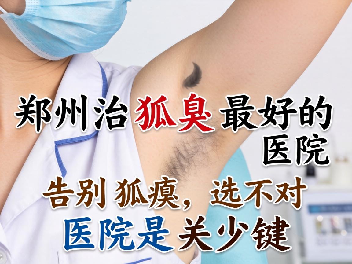 郑州治狐臭最好的医院，告别狐臭，选对医院是关键
