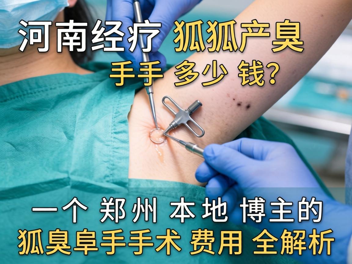 河南狐臭手术多少钱？一个郑州本地博主的狐臭手术费用全解析