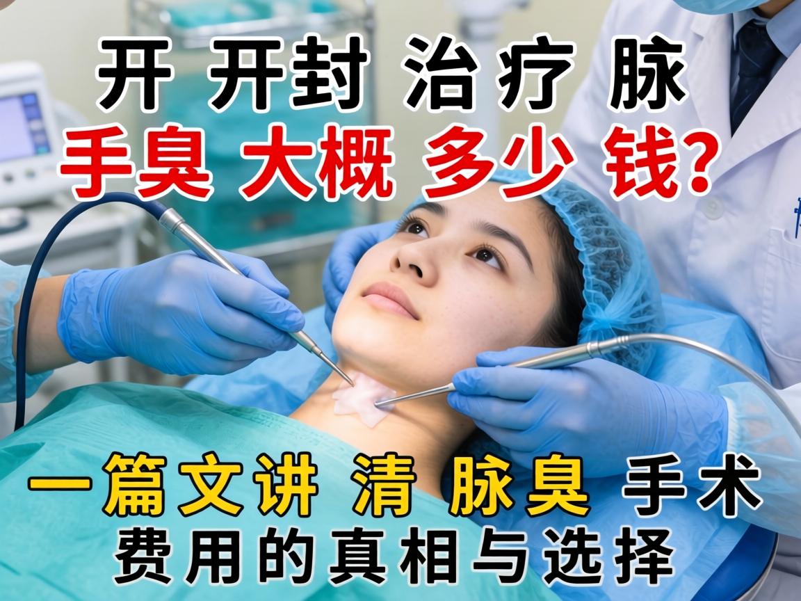开封治疗腋臭手术大概多少钱？一篇文章讲清腋臭手术费用的真相与选择