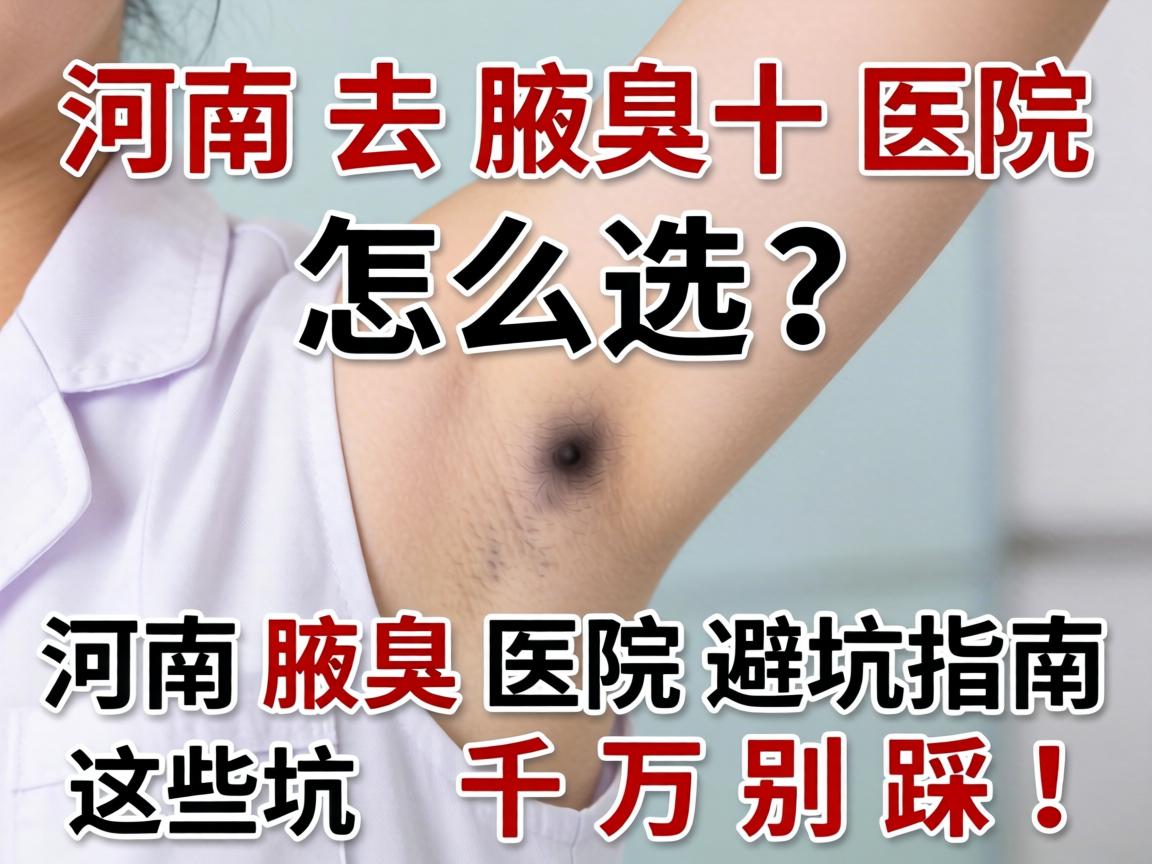 河南去腋臭医院怎么选?河南腋臭医院避坑指南,这些坑千万别踩! 河南去腋臭医院怎么选?河南腋臭医院避坑指南,这些坑千万别踩!