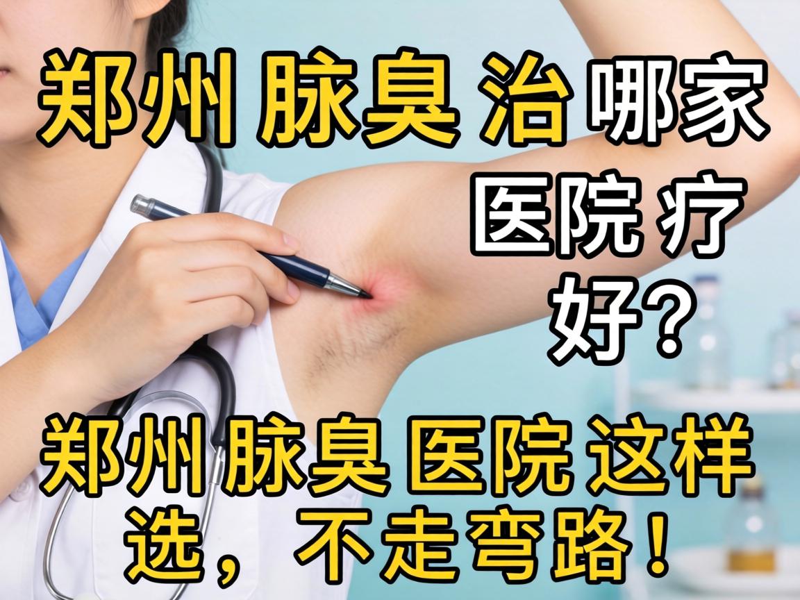郑州腋臭治疗哪家医院好？郑州腋臭医院这样选，不走弯路！