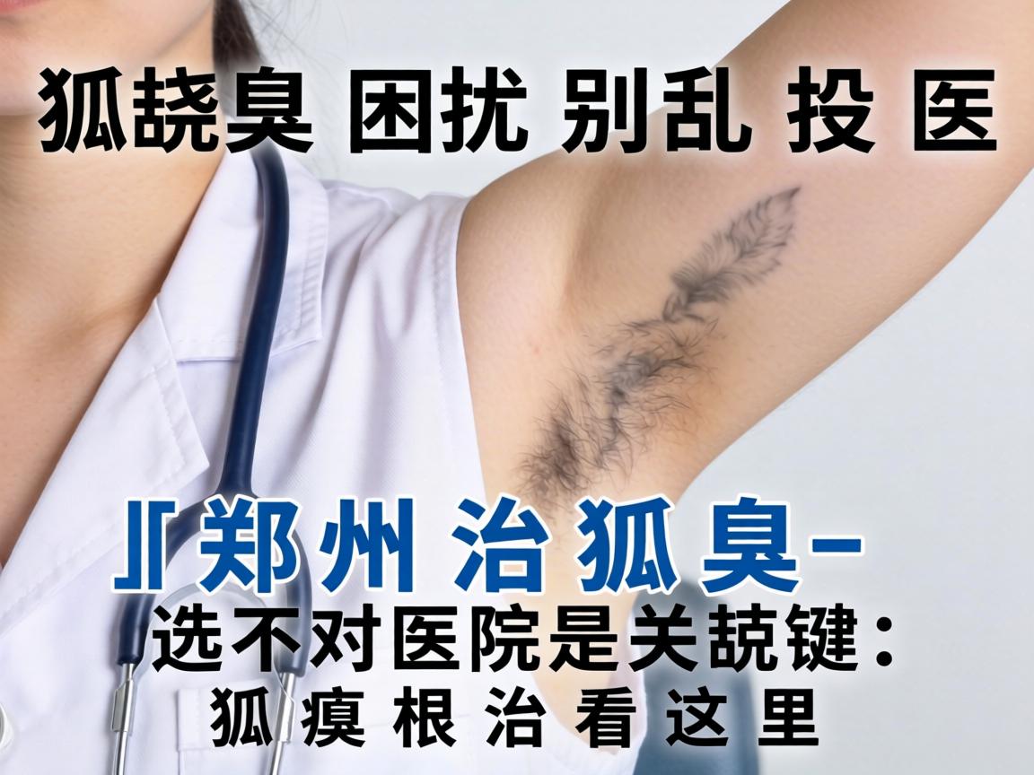 狐臭困扰别乱投医，郑州治狐臭，选对医院是关键，狐臭根治看这里