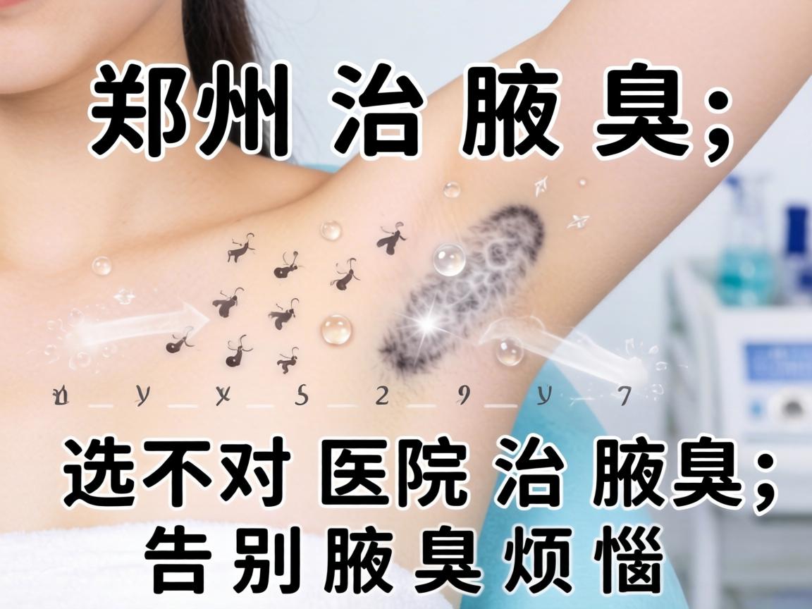 郑州治腋臭,选对医院治腋臭,告别腋臭烦恼 郑州治腋臭,选对医院治腋臭,告别腋臭烦恼