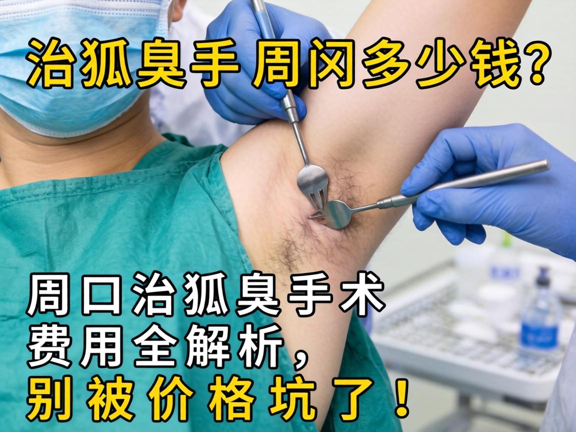 治狐臭手术周口多少钱？周口治狐臭手术费用全解析，别被价格坑了！