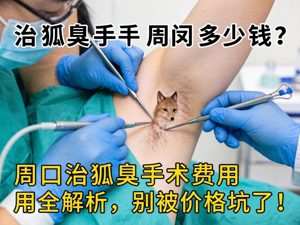 治狐臭手术周口多少钱？周口治狐臭手术费用全解析，别被价格坑了！