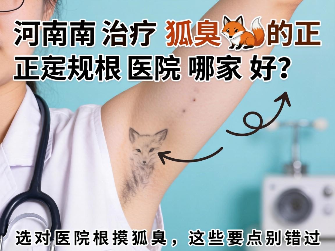河南治疗狐臭的正规医院哪家好？选对医院根治狐臭，这些要点别错过