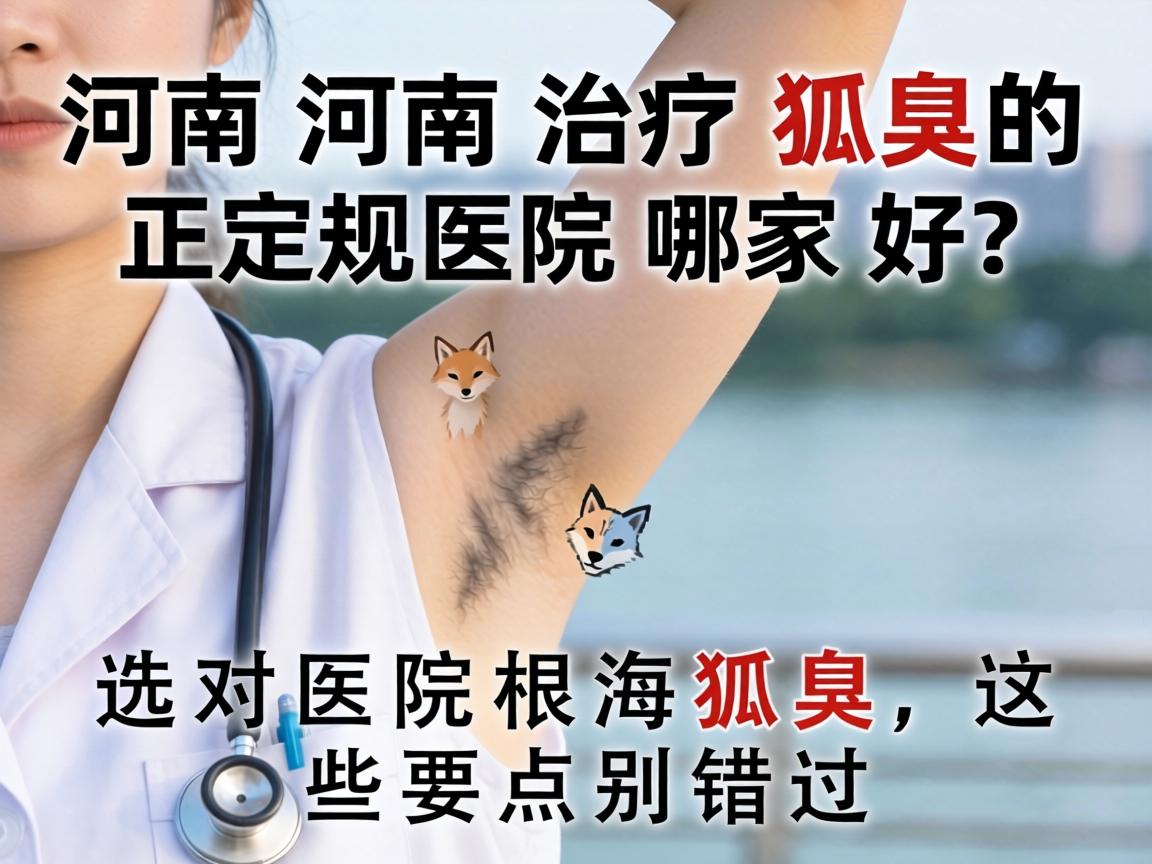 河南治疗狐臭的正规医院哪家好？选对医院根治狐臭，这些要点别错过