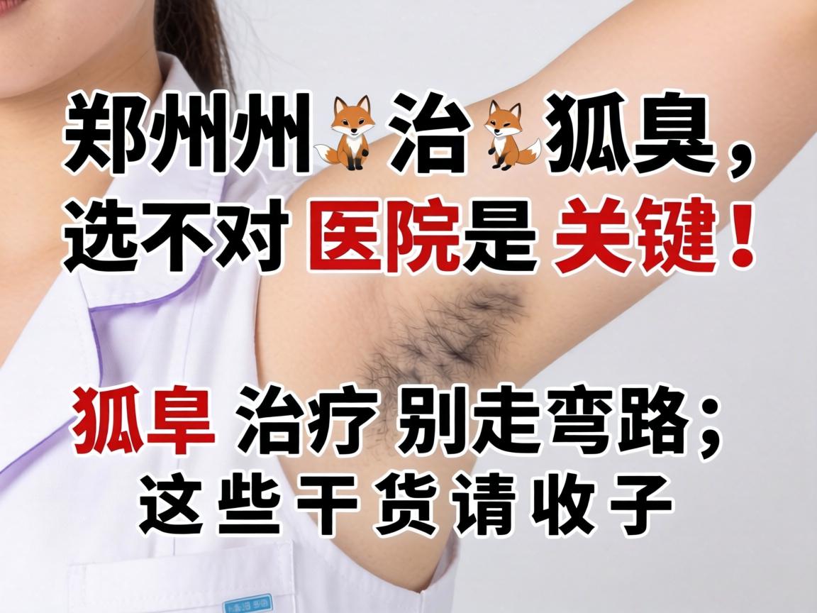 郑州治狐臭,选对医院是关键!狐臭治疗别走弯路,这些干货请收好 郑州治狐臭,选对医院是关键!狐臭治疗别走弯路,这些干货请收好