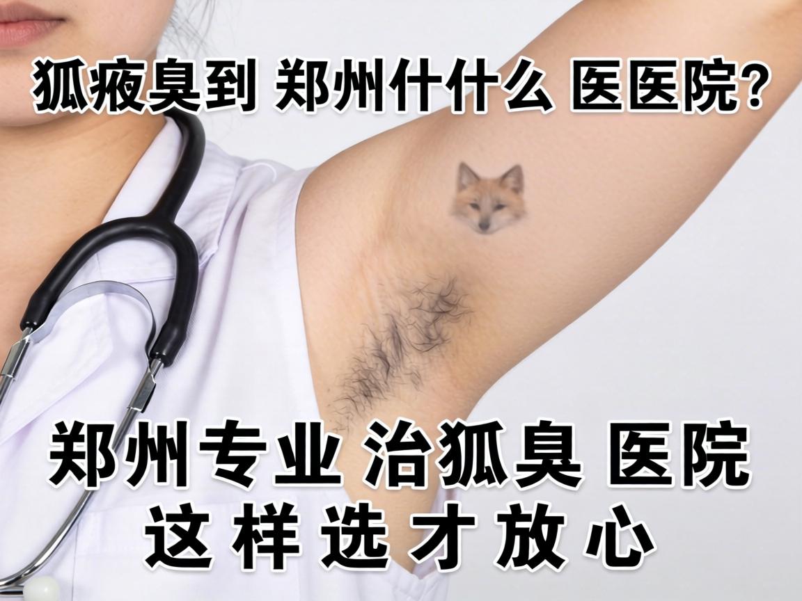 狐臭到郑州什么医院？郑州专业治狐臭医院这样选才放心
