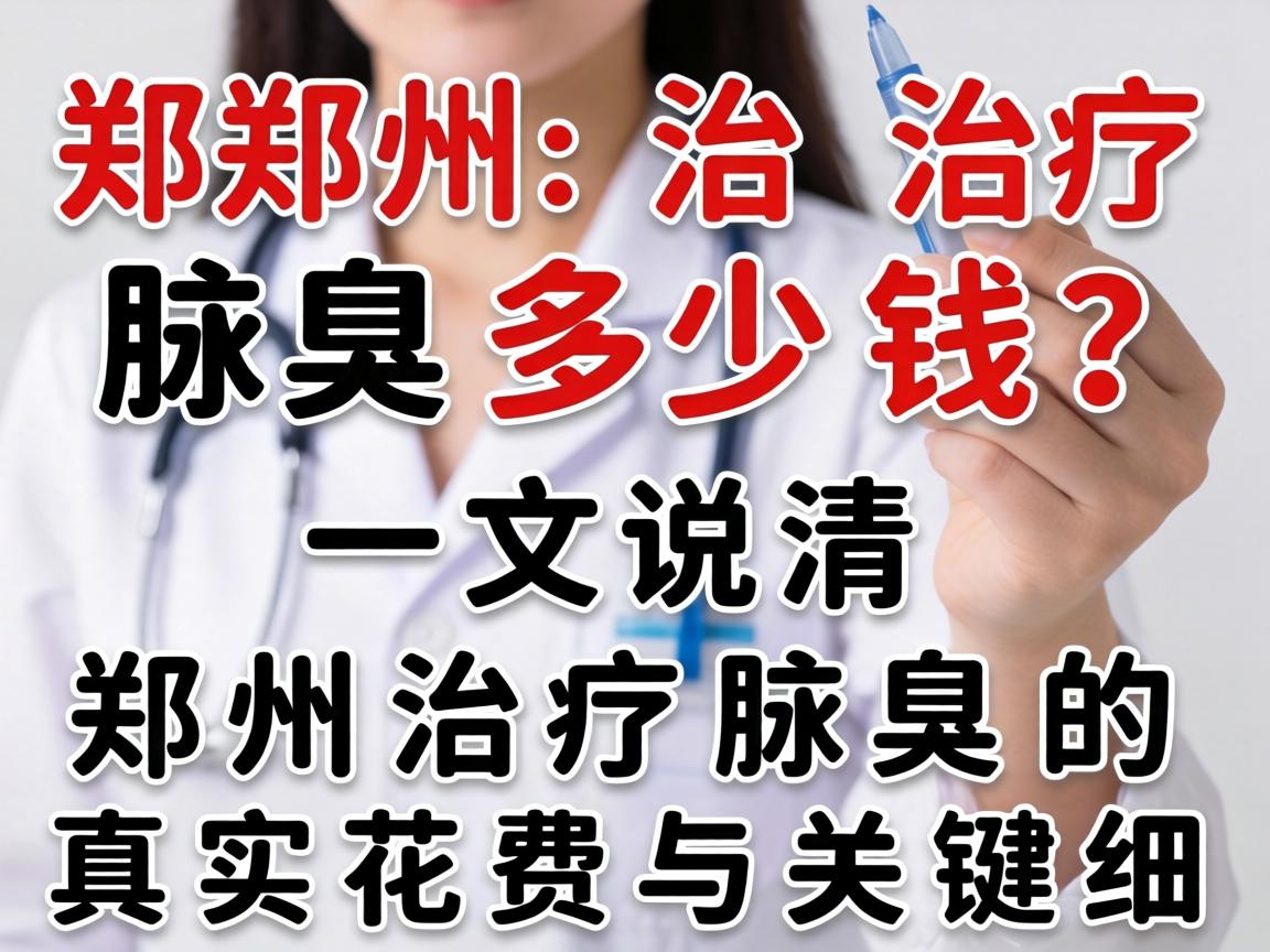 郑州治疗腋臭多少钱？一文说清郑州治疗腋臭的真实花费与关键细节