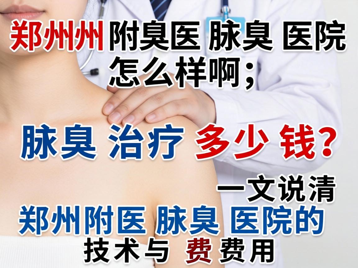 郑州附医腋臭医院怎么样啊，腋臭治疗多少钱？一文说清郑州附医腋臭医院的技术与费用