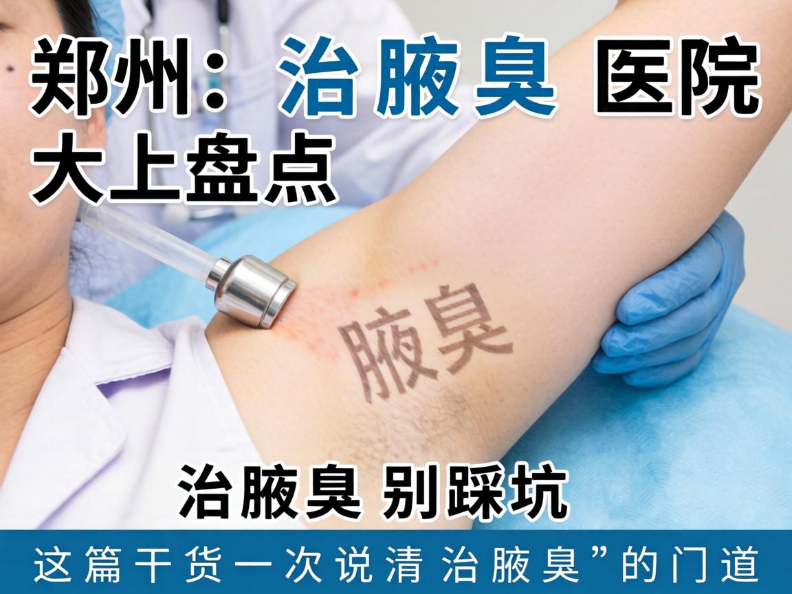 郑州治腋臭医院大盘点,治腋臭别踩坑,这篇干货一次说清治腋臭的门道 郑州治腋臭医院大盘点,治腋臭别踩坑,这篇干货一次说清治腋臭的门道