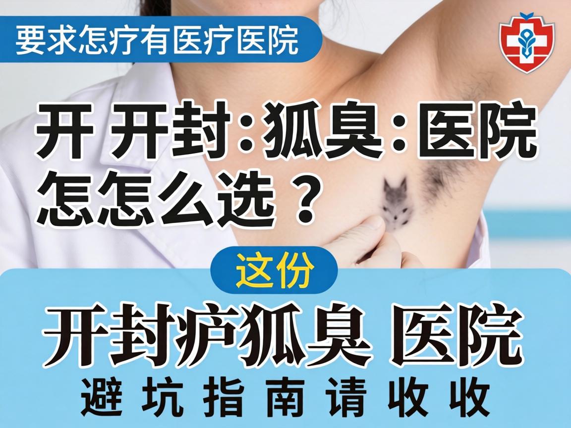 开封狐臭医院怎么选?这份开封狐臭医院避坑指南请收好 开封狐臭医院怎么选?这份开封狐臭医院避坑指南请收好