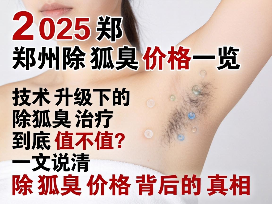2025郑州除狐臭价格一览，技术升级下的除狐臭治疗到底值不值？一文说清除狐臭价格背后的真相