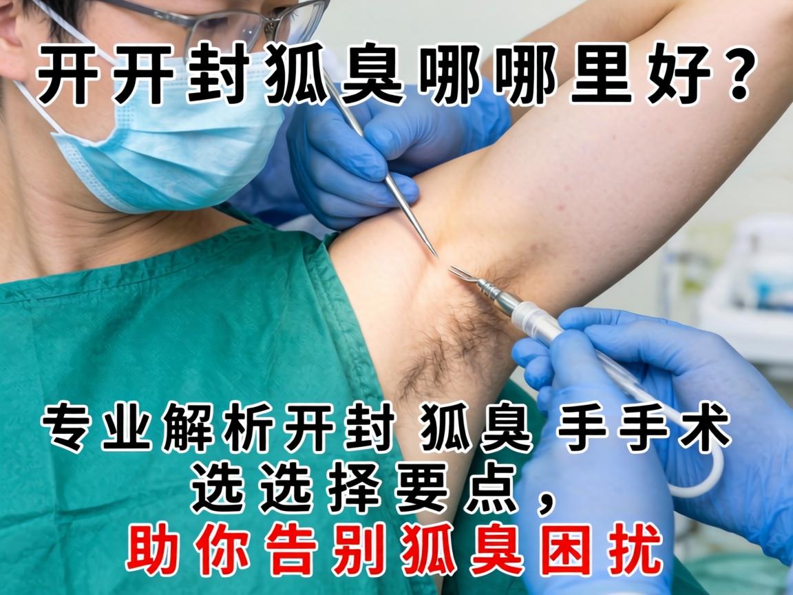 开封狐臭手术哪里好？专业解析开封狐臭手术选择要点，助你告别狐臭困扰