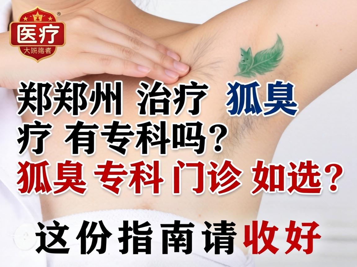 郑州治疗狐臭有专科吗?狐臭专科门诊如何选?这份指南请收好 郑州治疗狐臭有专科吗?狐臭专科门诊如何选?这份指南请收好