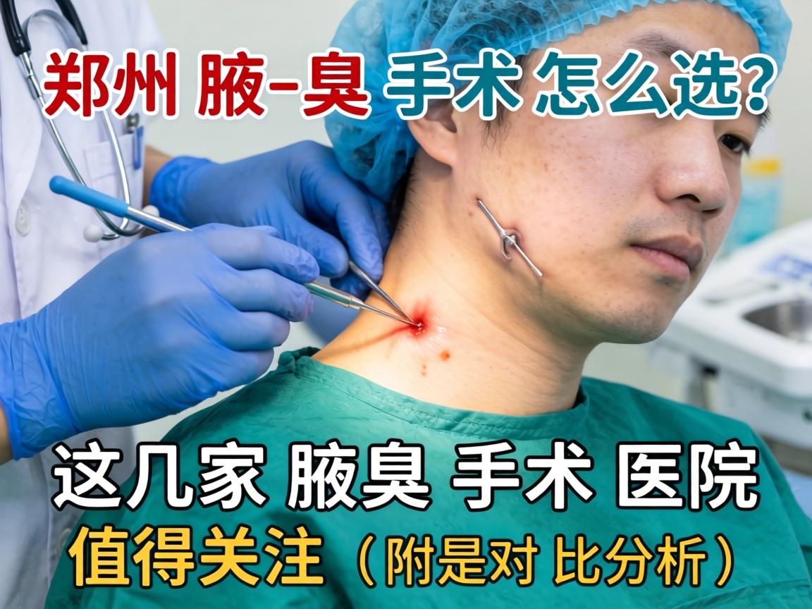 郑州腋臭手术医院怎么选？这几家腋臭手术医院值得关注（附对比分析）