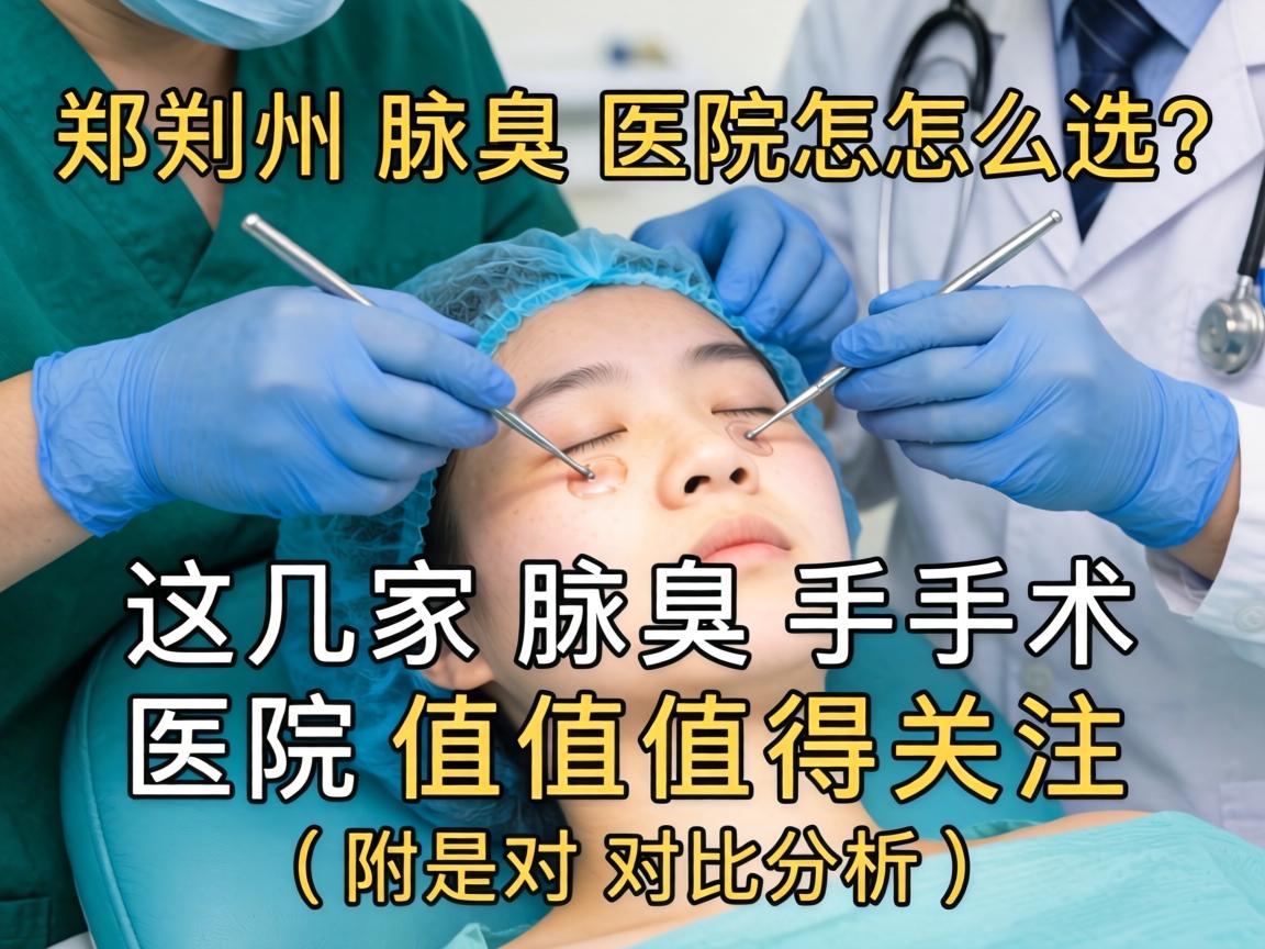 郑州腋臭手术医院怎么选？这几家腋臭手术医院值得关注（附对比分析）