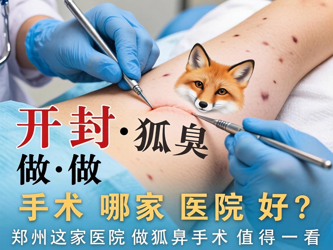 开封做狐臭手术哪家医院好？郑州这家医院做狐臭手术值得一看