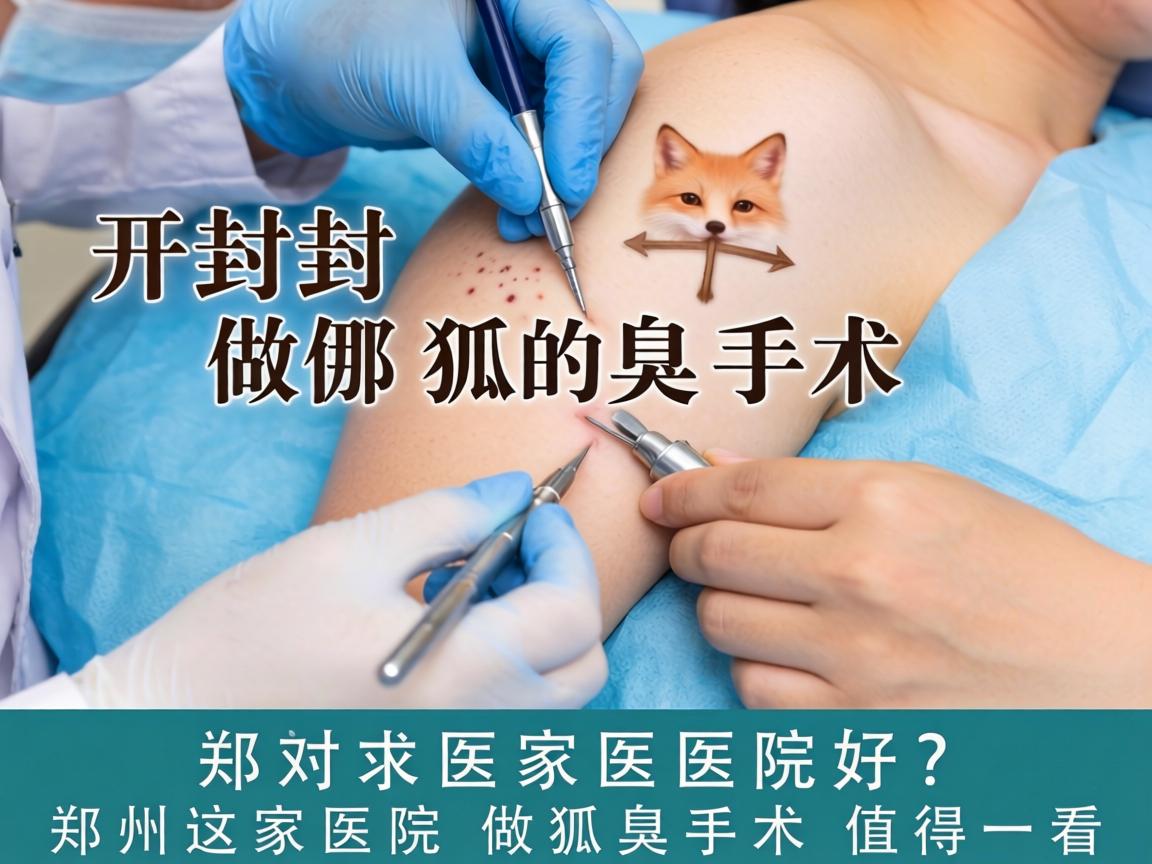 开封做狐臭手术哪家医院好？郑州这家医院做狐臭手术值得一看