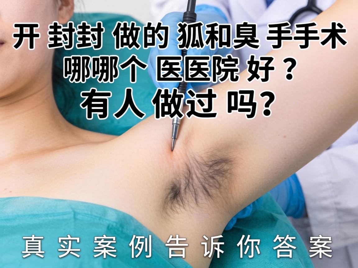开封做狐臭手术哪个医院好?有人做过吗?真实案例告诉你答案 开封做狐臭手术哪个医院好?有人做过吗?真实案例告诉你答案