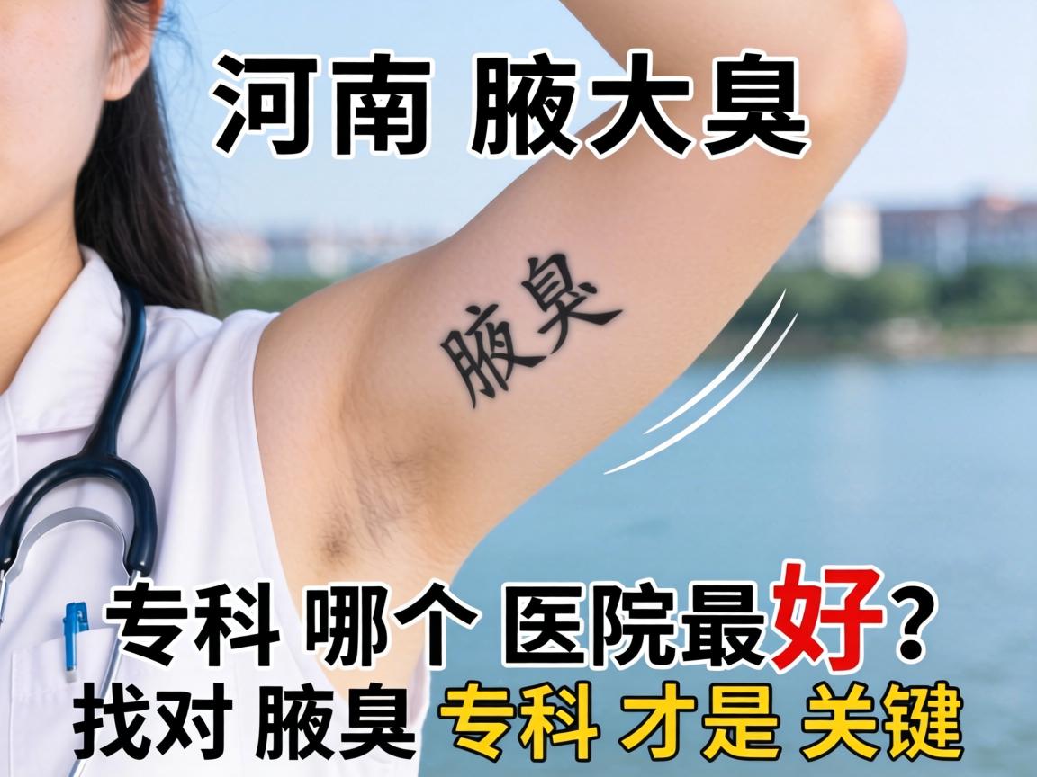 河南腋臭专科哪个医院最好？找对腋臭专科才是关键