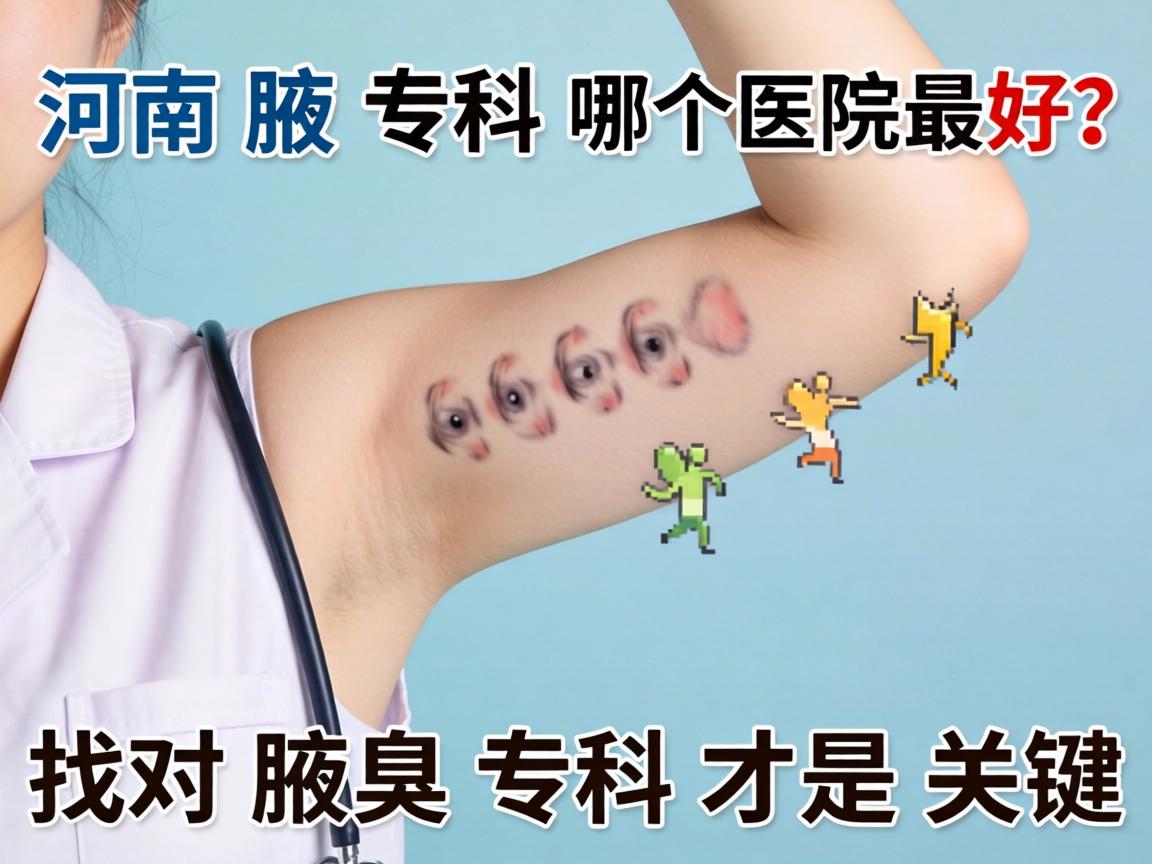 河南腋臭专科哪个医院最好？找对腋臭专科才是关键