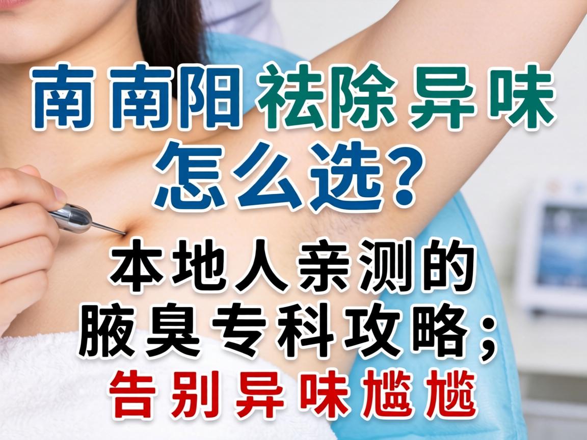 南阳祛除异味怎么选?本地人亲测的腋臭专科攻略,告别异味尴尬 南阳祛除异味怎么选?本地人亲测的腋臭专科攻略,告别异味尴尬