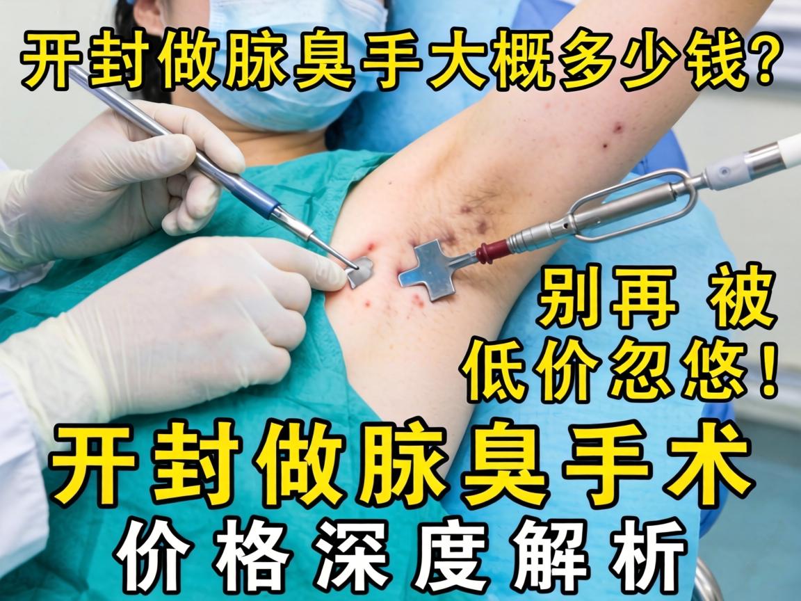 开封做腋臭手术大概多少钱?别再被低价忽悠!开封做腋臭手术价格深度解析 开封做腋臭手术大概多少钱?别再被低价忽悠!开封做腋臭手术价格深度解析