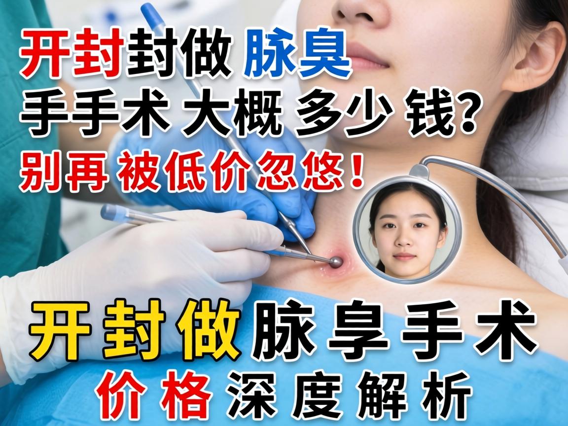 开封做腋臭手术大概多少钱?别再被低价忽悠!开封做腋臭手术价格深度解析 开封做腋臭手术大概多少钱?别再被低价忽悠!开封做腋臭手术价格深度解析