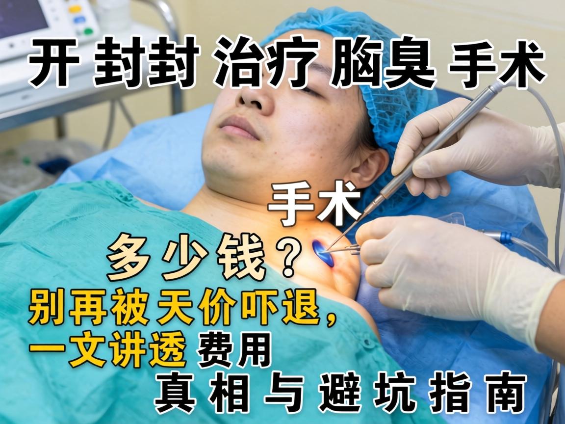 开封治疗腋臭手术多少钱？别再被天价吓退，一文讲透费用真相与避坑指南