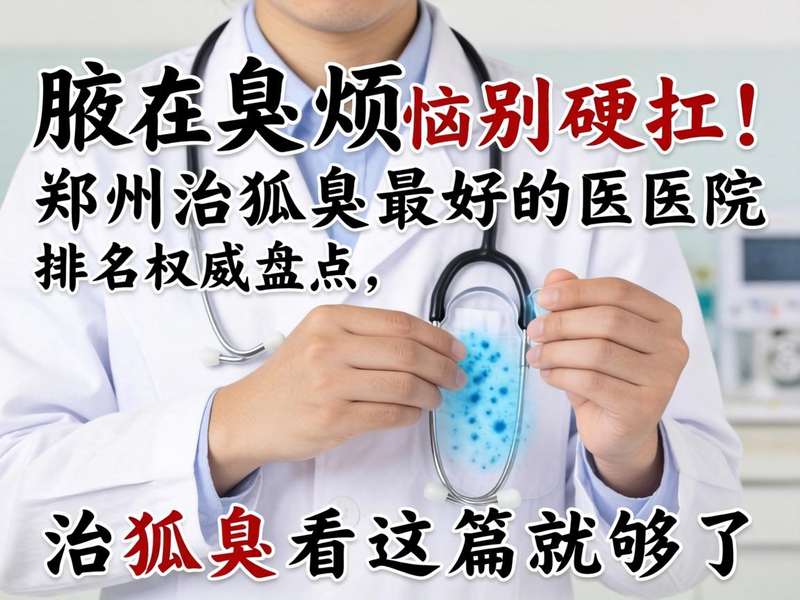 腋臭烦恼别硬扛！郑州治狐臭最好的医院排名权威盘点，治狐臭看这篇就够了