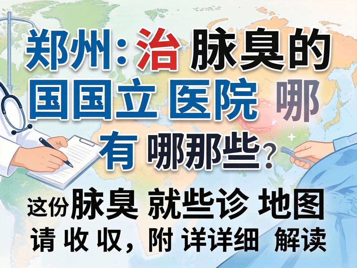 郑州治腋臭的国立医院有哪些？这份腋臭就诊地图请收好，附详细解读
