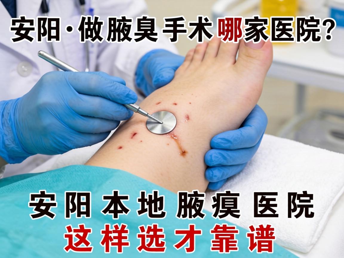 安阳做腋臭手术去哪家医院？安阳本地腋臭医院这样选才靠谱