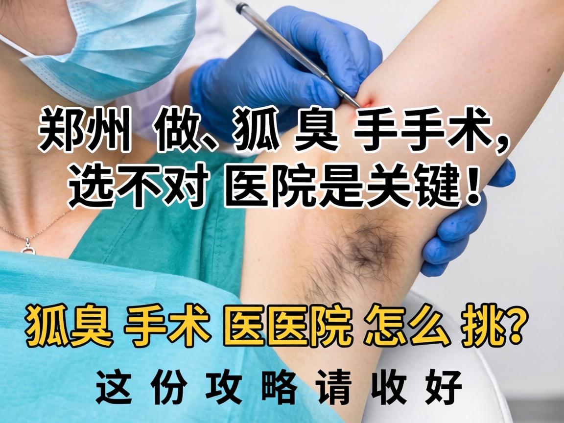 郑州做狐臭手术,选对医院是关键!狐臭手术医院怎么挑?这份攻略请收好 郑州做狐臭手术,选对医院是关键!狐臭手术医院怎么挑?这份攻略请收好