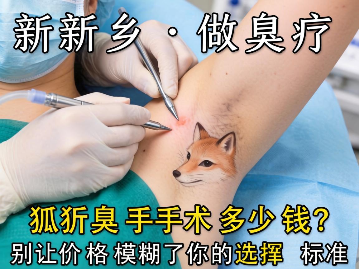 新乡做狐臭手术多少钱？别让价格模糊了你的选择标准