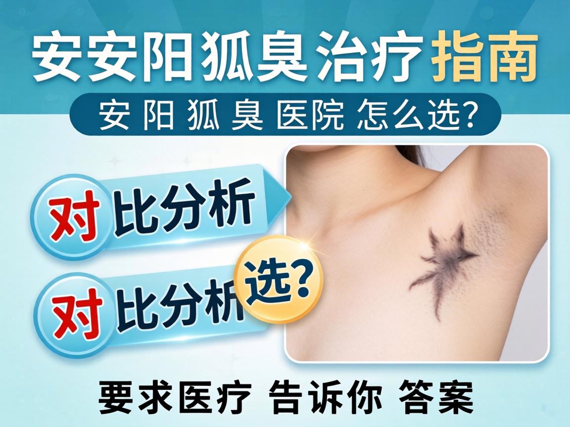 安阳狐臭治疗指南,安阳狐臭医院怎么选?对比分析告诉你答案 安阳狐臭治疗指南,安阳狐臭医院怎么选?对比分析告诉你答案