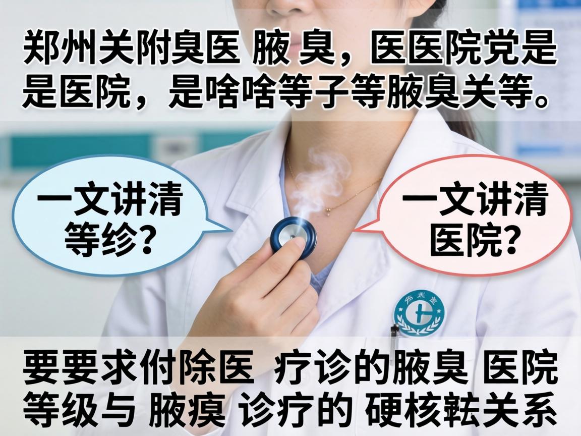 郑州附医腋臭医院是啥等级?一文讲清医院等级与腋臭诊疗的硬核关系 郑州附医腋臭医院是啥等级?一文讲清医院等级与腋臭诊疗的硬核关系