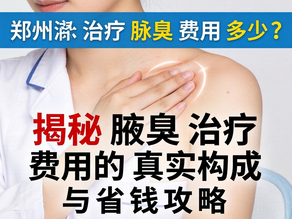郑州治疗腋臭费用多少?揭秘腋臭治疗费用的真实构成与省钱攻略 郑州治疗腋臭费用多少?揭秘腋臭治疗费用的真实构成与省钱攻略