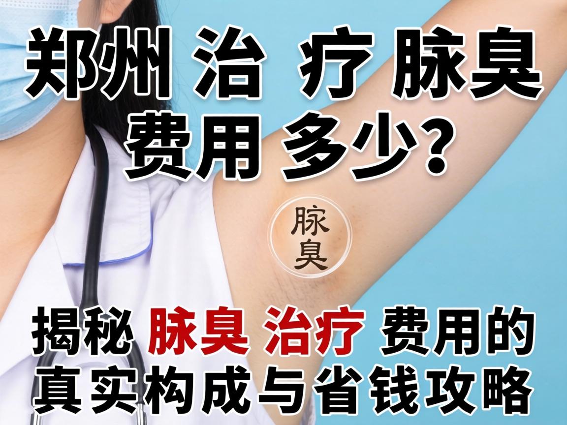 郑州治疗腋臭费用多少?揭秘腋臭治疗费用的真实构成与省钱攻略 郑州治疗腋臭费用多少?揭秘腋臭治疗费用的真实构成与省钱攻略