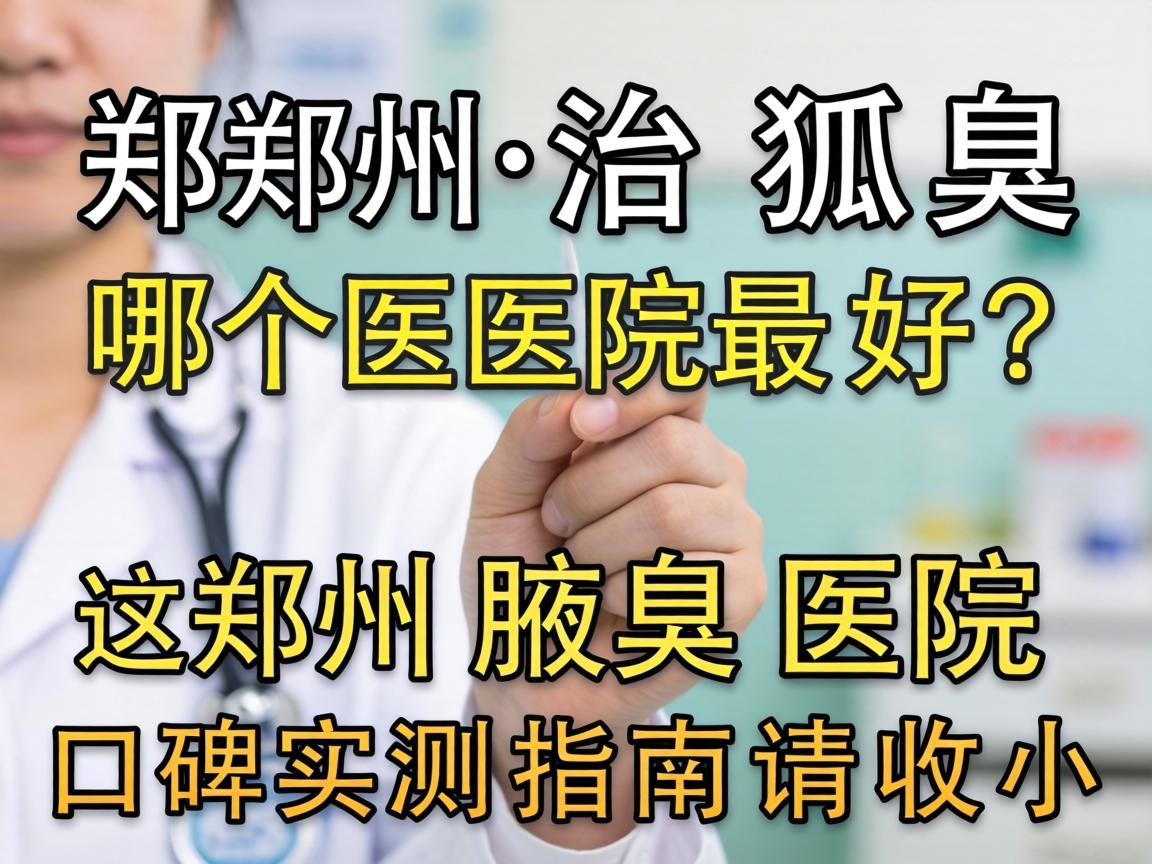 郑州治狐臭哪个医院最好?这份郑州腋臭医院口碑实测指南请收好 郑州治狐臭哪个医院最好?这份郑州腋臭医院口碑实测指南请收好
