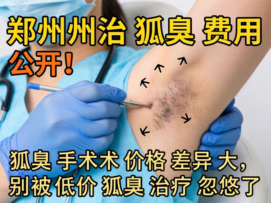 郑州治狐臭费用公开!狐臭手术价格差异大,别被低价狐臭治疗忽悠了 郑州治狐臭费用公开!狐臭手术价格差异大,别被低价狐臭治疗忽悠了