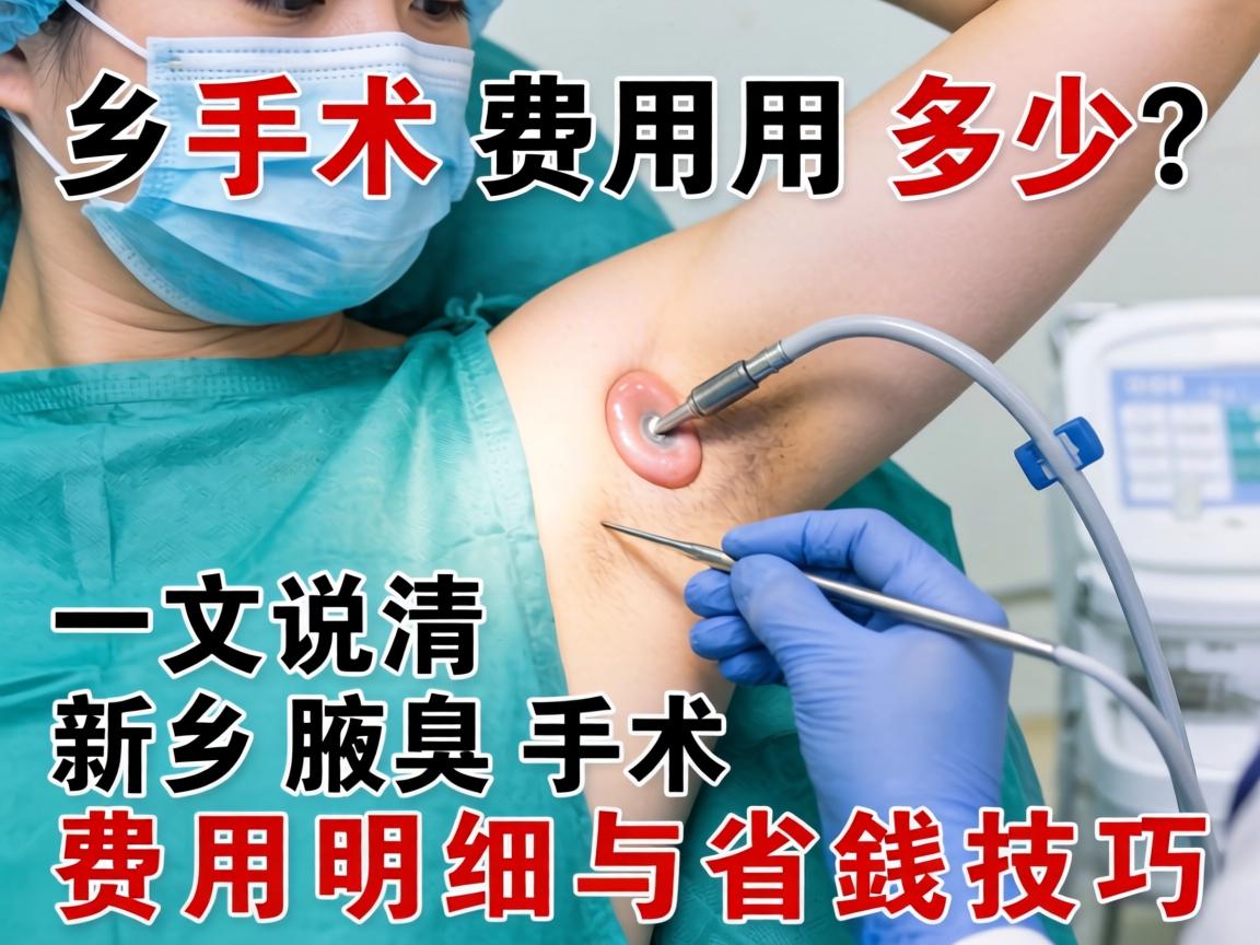 新乡腋臭手术费用多少?一文说清新乡腋臭手术费用明细与省钱技巧 新乡腋臭手术费用多少?一文说清新乡腋臭手术费用明细与省钱技巧