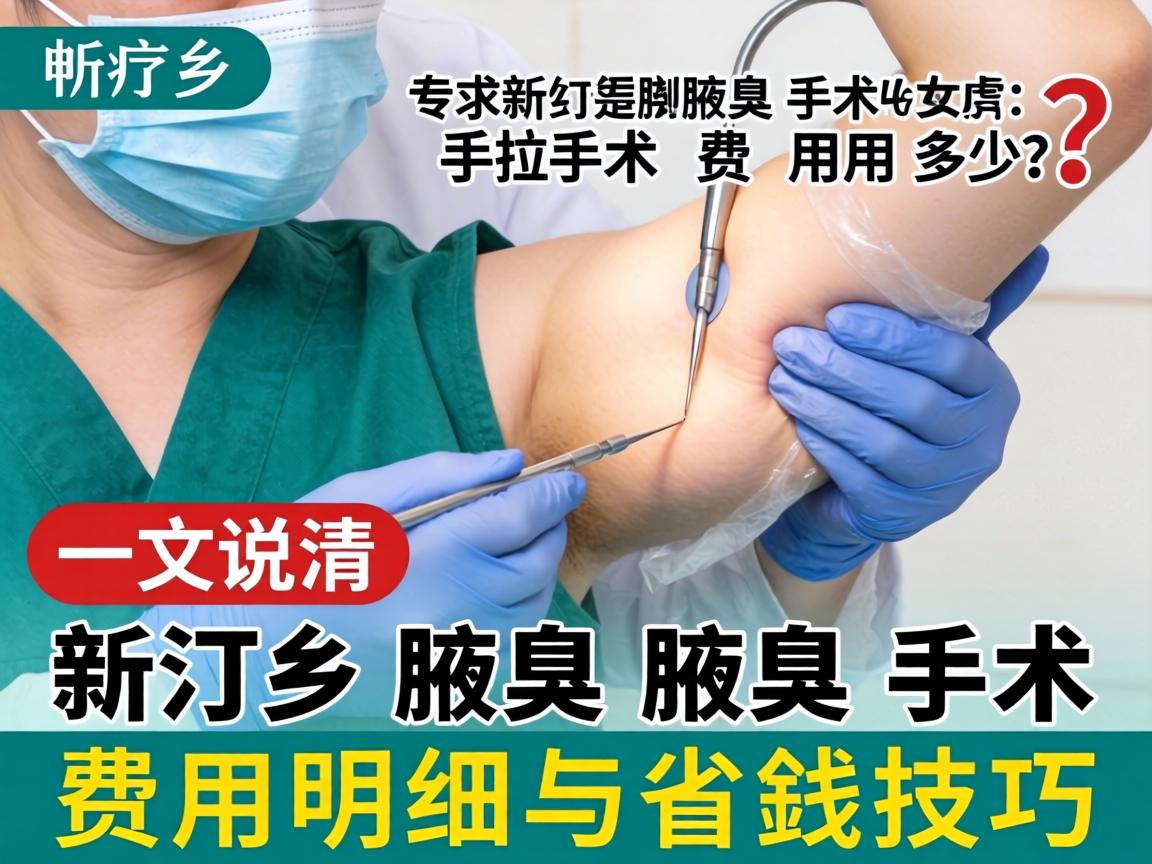 新乡腋臭手术费用多少?一文说清新乡腋臭手术费用明细与省钱技巧 新乡腋臭手术费用多少?一文说清新乡腋臭手术费用明细与省钱技巧