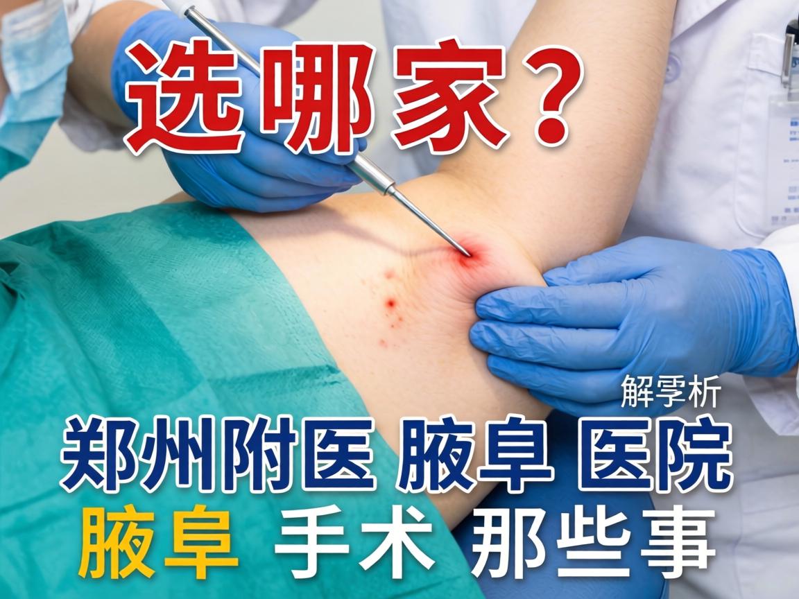腋臭手术选哪家？郑州附医腋臭医院解析腋臭手术那些事