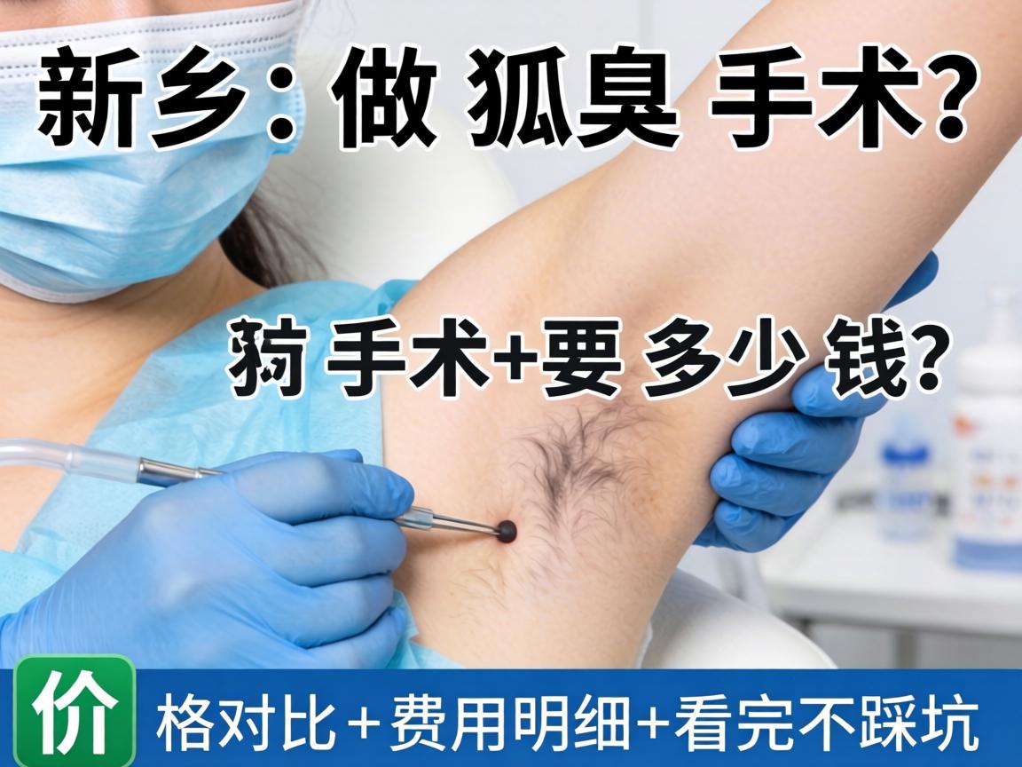 新乡做狐臭手术要多少钱？价格对比+费用明细，看完不踩坑