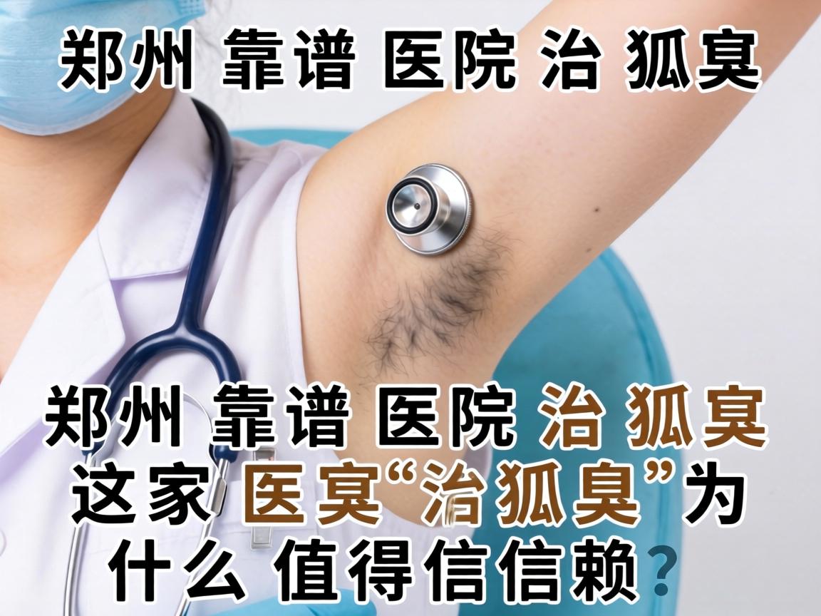 郑州靠谱医院治狐臭，这家医院治狐臭为什么值得信赖？