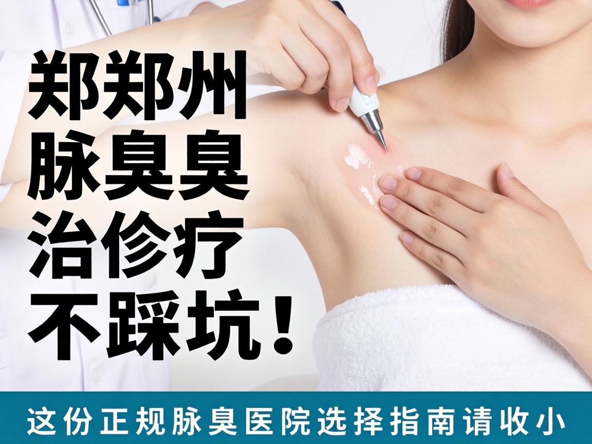 郑州腋臭治疗不踩坑!这份正规腋臭医院选择指南请收好 郑州腋臭治疗不踩坑!这份正规腋臭医院选择指南请收好