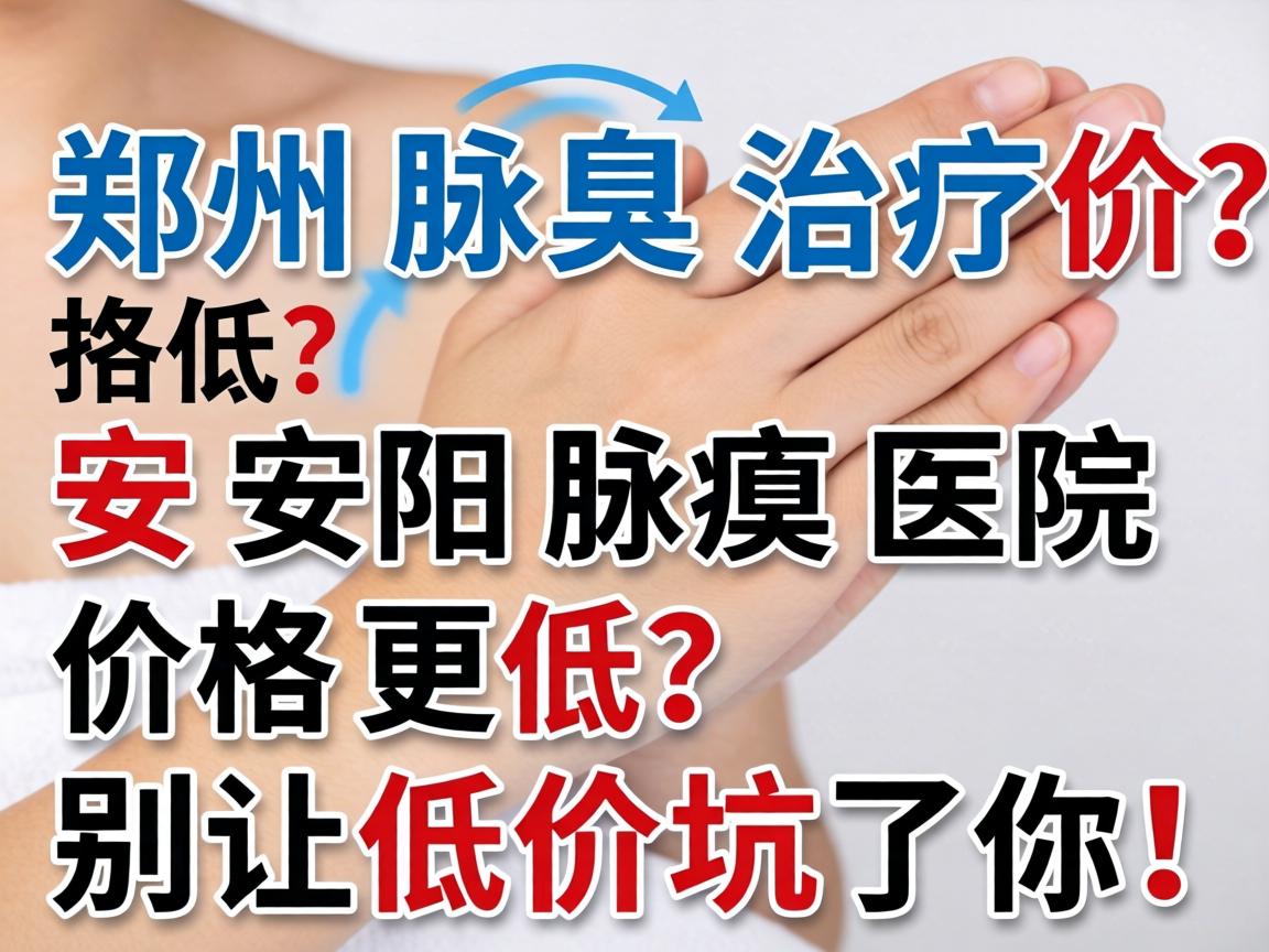 郑州腋臭治疗价格低？安阳腋臭医院价格更低？别让低价坑了你！