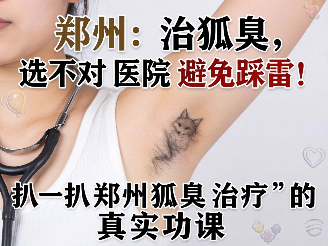 郑州治狐臭,选对医院避免踩雷!扒一扒郑州狐臭治疗的真实功课 郑州治狐臭,选对医院避免踩雷!扒一扒郑州狐臭治疗的真实功课